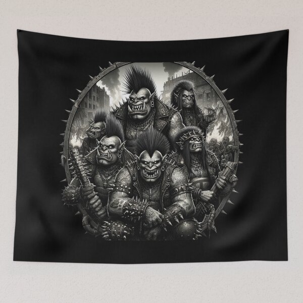 Item preview,  Punk Orc Apocalypse - Rebel Horde designed and sold by IllumeInk.