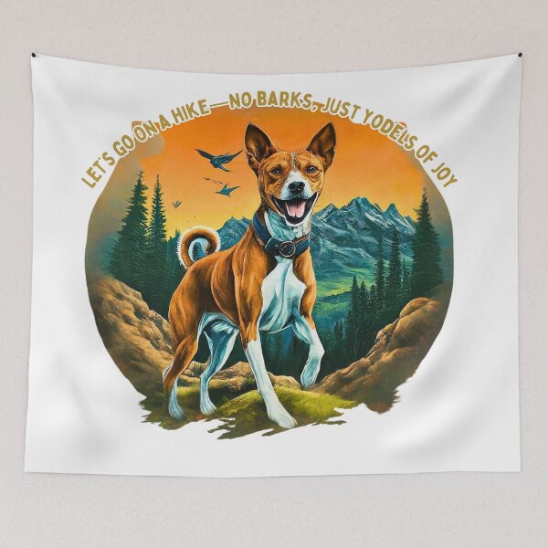 Item preview, Let’s go on a hike—no barks, just yodels of joy designed and sold by FitEnvy.