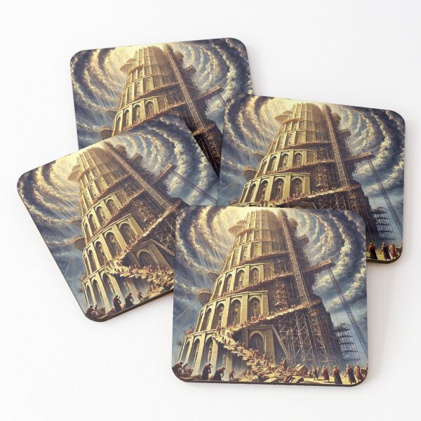 Item preview, Tower of Babel Art Print designed and sold by MSCVSN ART.