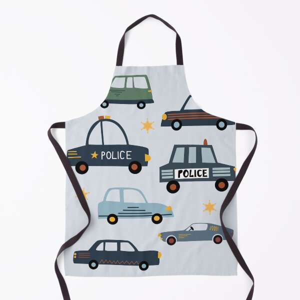 Item preview, blue police cars designed and sold by AnulaArt.