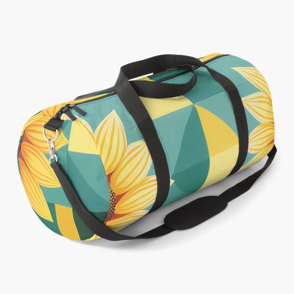 Item preview, A quirky sunflower checkerboard pattern design with geometric sunflower shapes in various colors. designed and sold by HEMRO.