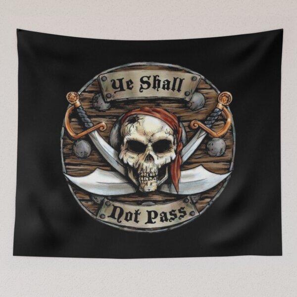 Item preview, Pirate Ye Shall Not Pass designed and sold by Becooldesing.