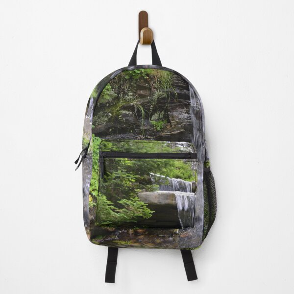 Item preview, Scenic Waterfall at Maine Botanical Gardens designed and sold by TimelapTravel.