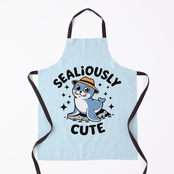 Item preview, Sealiously Cute! Cute Seal Pun designed and sold by PMCreative.