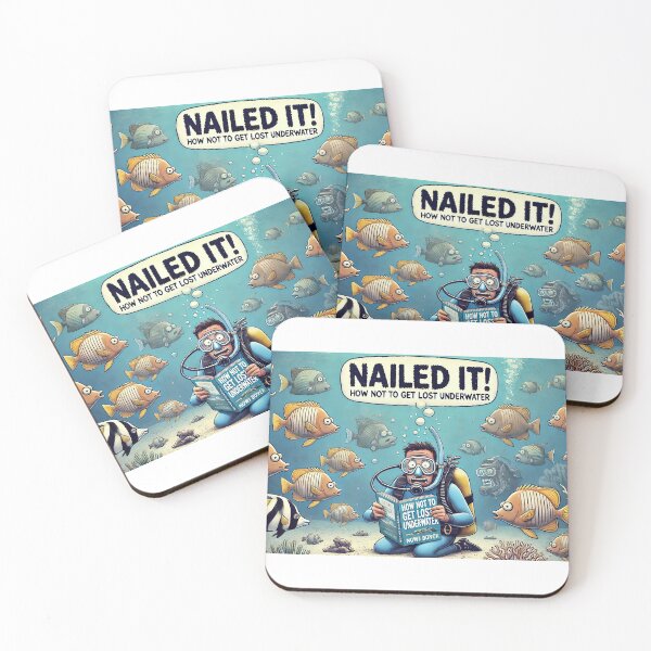 Item preview, "Nailed it!" – Funny Scuba Diver Sarcasm designed and sold by supersanko.