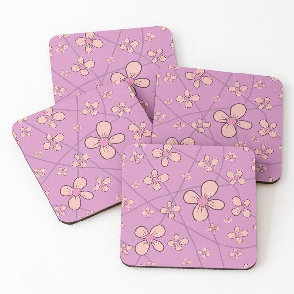 Item preview, A delicate pattern with a floral motif in boho style/ pink, salmon, burgundy designed and sold by My-fake-places.