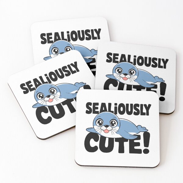Item preview, ¡Qué tierno! Divertido juego de palabras con focas designed and sold by PMCreative.