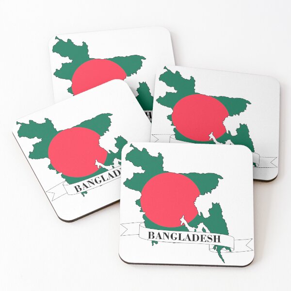 Item preview, bangladesh flag map designed and sold by visual adventures.