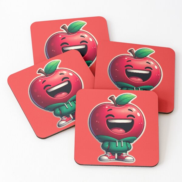 Item preview, Design stickers hilarious red Apple 5 designed and sold by P2Genies.