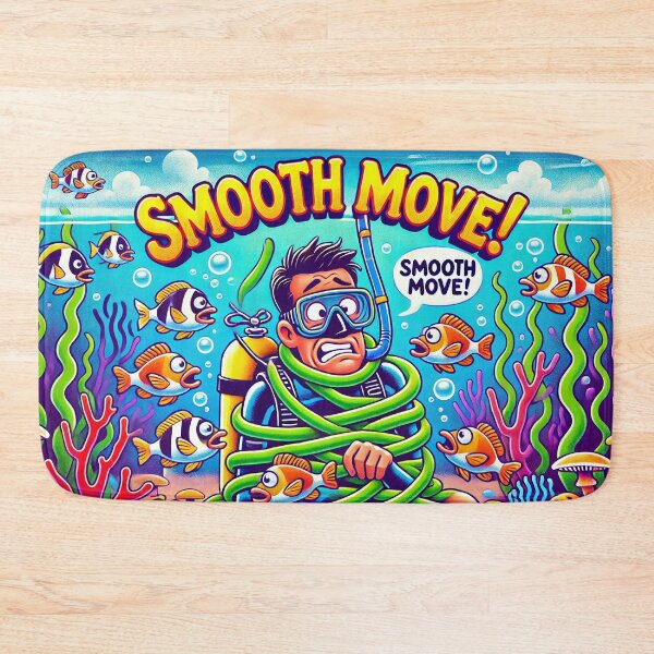 Item preview,  "Smooth Move!" – Funny Scuba Diver Sarcasm designed and sold by supersanko.