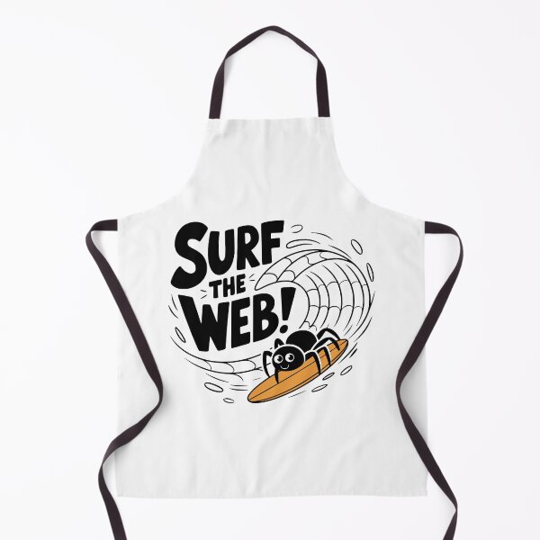 Item preview, Surf the Web! Cute Spider Pun designed and sold by PMCreative.