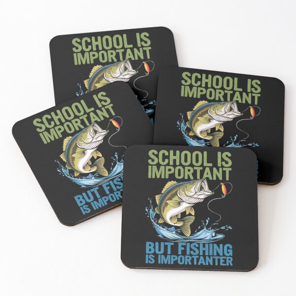 Item preview, School is Important But Fishing is Importanter, Fishing Life, designed and sold by BLZART.