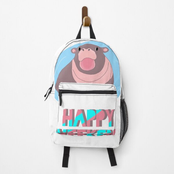 Item preview, Cute Hippo in a swimming pool  designed and sold by MigWhimsy.