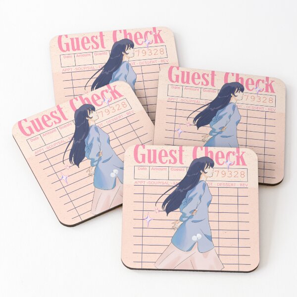 Item preview, Guest Check - Vintage anime girl designed and sold by bowsbotanicals.