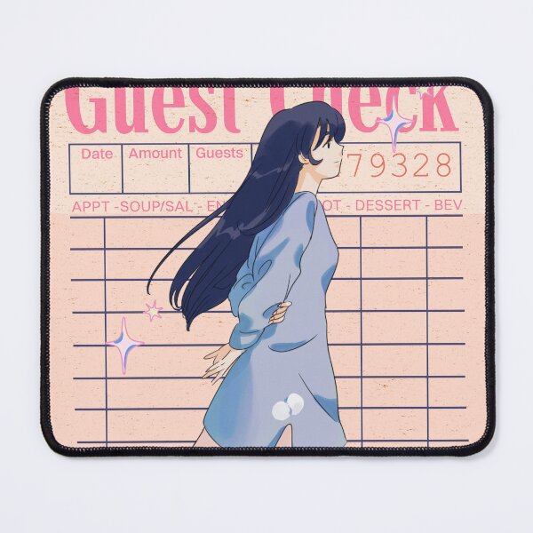 Item preview, Guest Check - Vintage anime girl designed and sold by bowsbotanicals.