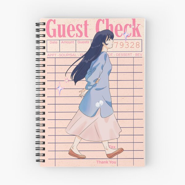 Item preview, Guest Check - Vintage anime girl designed and sold by bowsbotanicals.