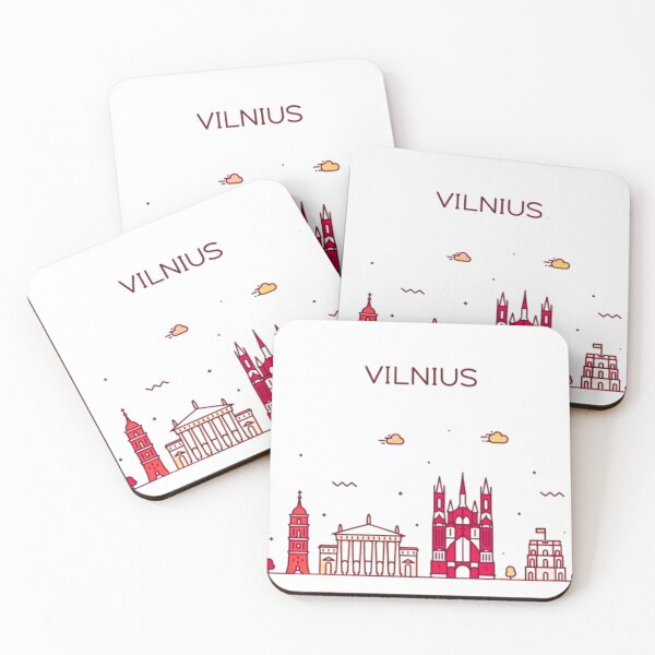 Item preview, Vilnius Skyline Lithuania – Stunning Cityscape Art of Lithuania’s Capital designed and sold by BubbleSpy.