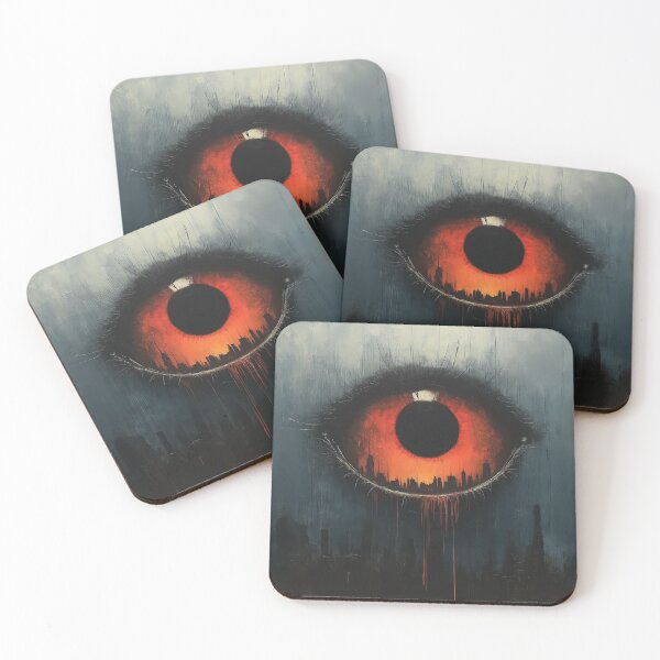 Item preview, A monster big scary red eye design. designed and sold by HEMRO.