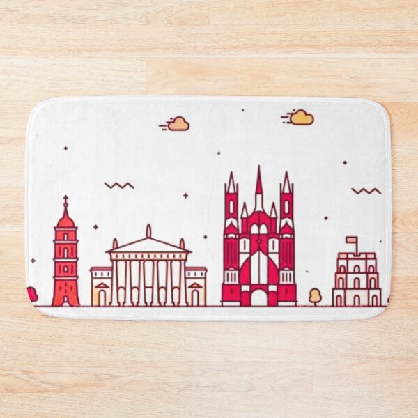 Item preview, Vilnius Skyline Lithuania – Stunning Cityscape Art of Lithuania’s Capital designed and sold by BubbleSpy.