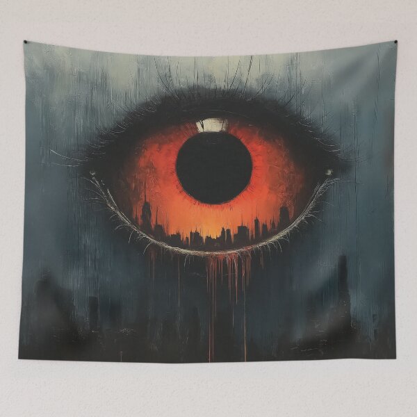 Item preview, A monster big scary red eye design. designed and sold by HEMRO.
