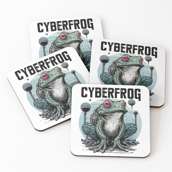 Item preview, Cyberfrog: Futuristic Sci-Fi Frog Art designed and sold by love3617.