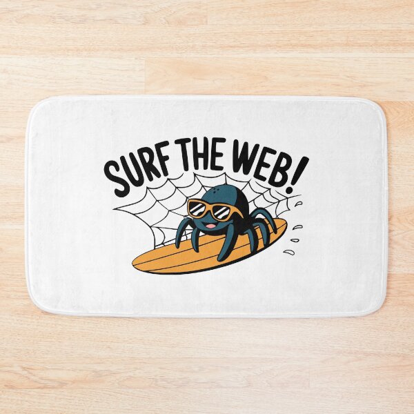 Item preview, Surf The Web! Cute Spider Internet Pun designed and sold by PMCreative.