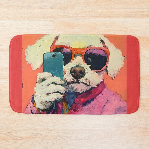 Item preview, Selfie Pup Vibes designed and sold by AILLOUDD.