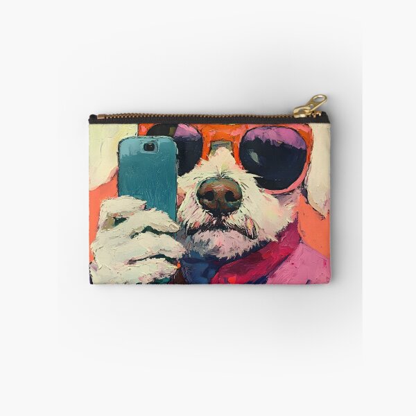 Item preview, Selfie Pup Vibes designed and sold by AILLOUDD.