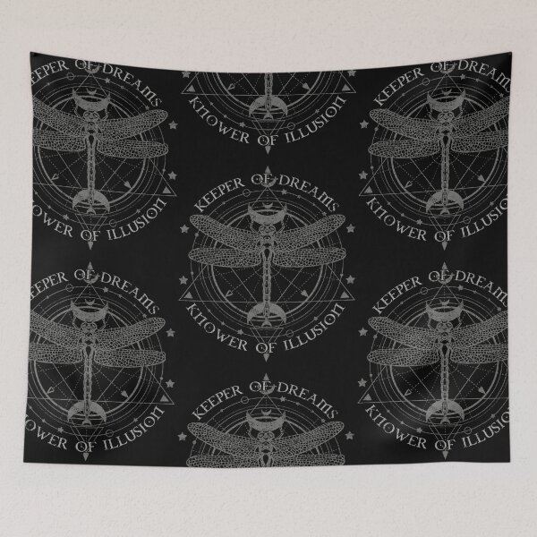 Item preview, Dragonfly Occult, Ritual Circle, Pentagram, Alchemy Symbol,Dreams designed and sold by Proverbial Wisdom Design.