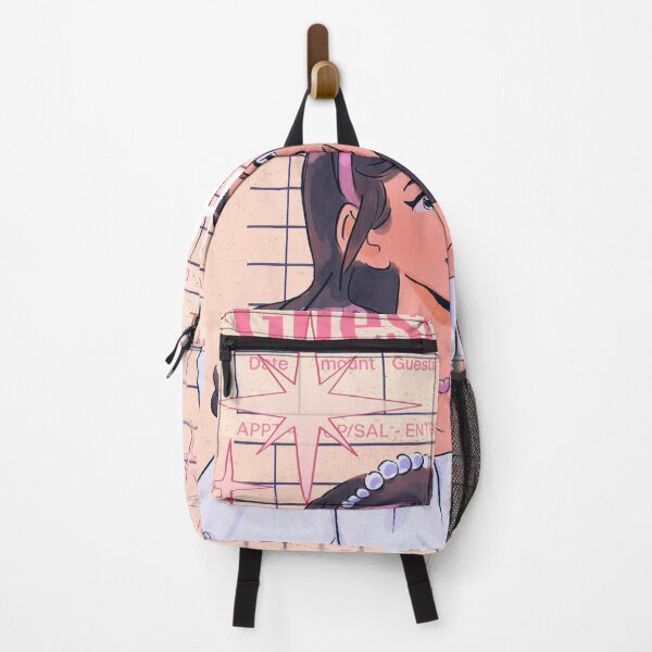 Item preview, Vintage Guest Check - Cute Anime Girl designed and sold by bowsbotanicals.