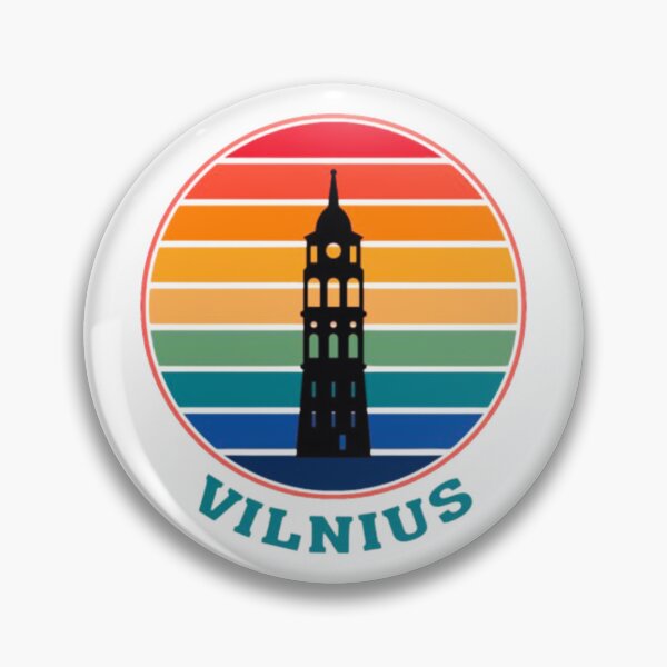 Item preview, Vilnius Skyline Art - Iconic Lithuanian Cityscape Landmark  designed and sold by BubbleSpy.
