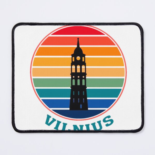 Item preview, Vilnius Skyline Art - Iconic Lithuanian Cityscape Landmark designed and sold by BubbleSpy.