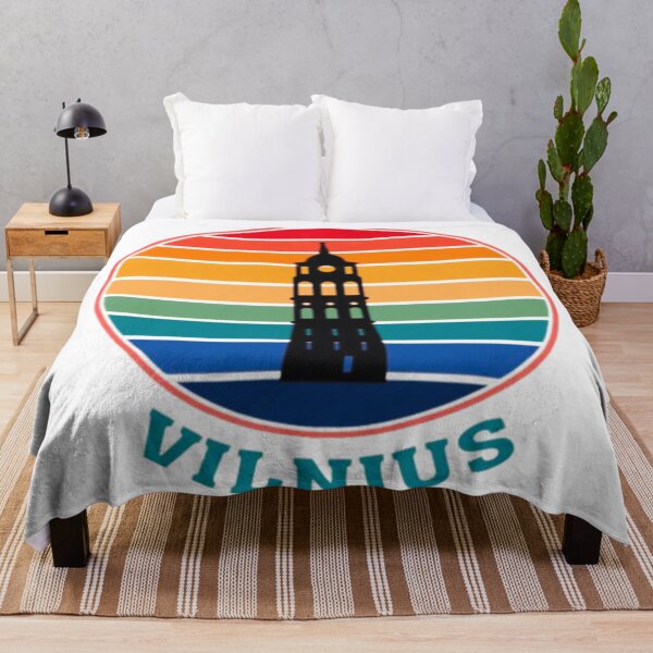 Item preview, Vilnius Skyline Art - Iconic Lithuanian Cityscape Landmark  designed and sold by BubbleSpy.