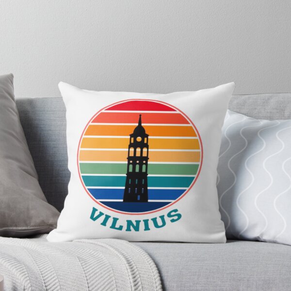 Item preview, Vilnius Skyline Art - Iconic Lithuanian Cityscape Landmark  designed and sold by BubbleSpy.