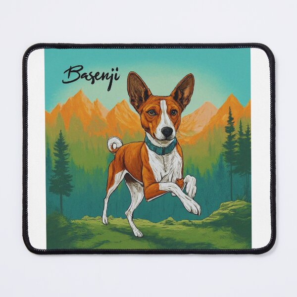 Item preview, Basenji Let’s go on a hike—no barks, just yodels of joy designed and sold by FitEnvy.