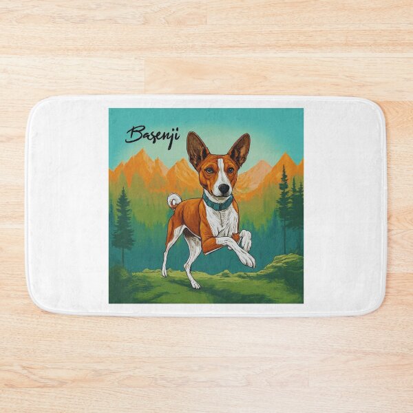 Item preview, Basenji Let’s go on a hike—no barks, just yodels of joy designed and sold by FitEnvy.
