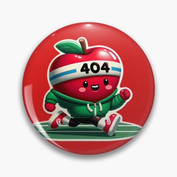 Item preview, Design stickers Running Red Apple 3 designed and sold by P2Genies.