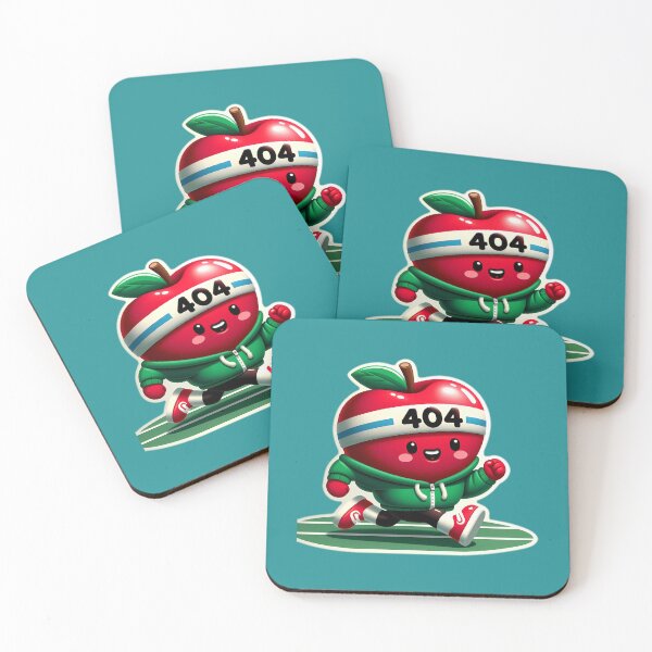 Item preview, Design stickers Running Red Apple 3 designed and sold by P2Genies.
