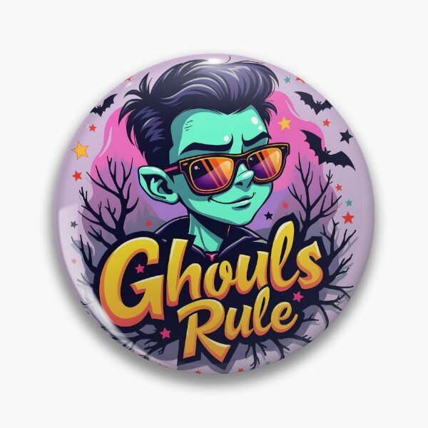Item preview, Ghouls Rule – Stylish Ghoul with Halloween Vibes designed and sold by  MAD's Recreation Studio.