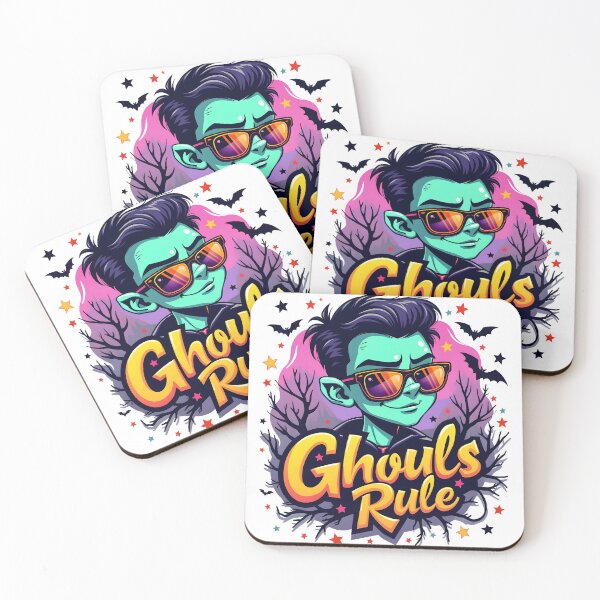 Item preview, Ghouls Rule: un ghoul elegante con aires de Halloween designed and sold by  MAD's Recreation Studio.