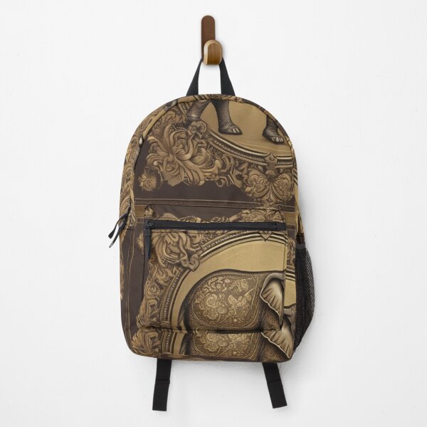Item preview, Golden flower elephant antique vintage style. designed and sold by Artchara..
