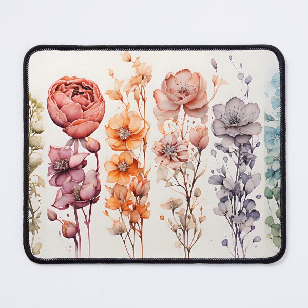 Item preview, Japanese Watercolor - Botanical Row designed and sold by KootenayDesigns.