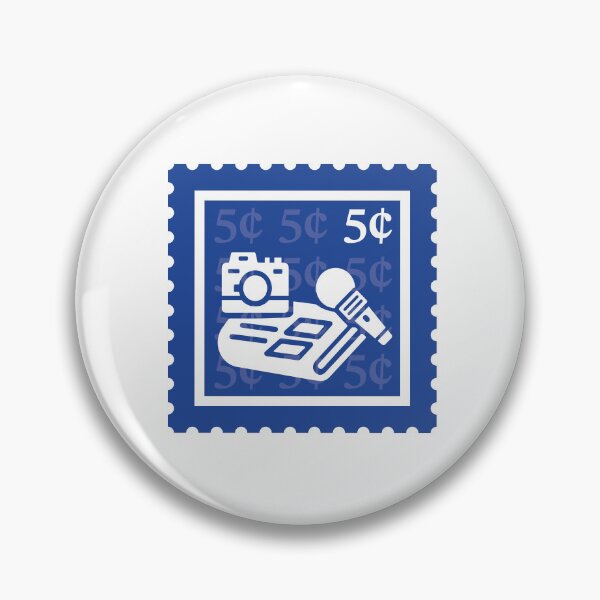 Item preview, Journalism | Royal Blue & White Stamps | College Public Relations Major | Photography Media Graduate School Class | News Reporter Journalist Job | University Degree Minor | StampHeed 006 designed and sold by StampHeed.