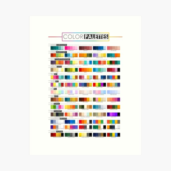 Item preview, Color Palettes and Themes for Artists and UX Graphic Designers designed and sold by Nerd Shizzle.