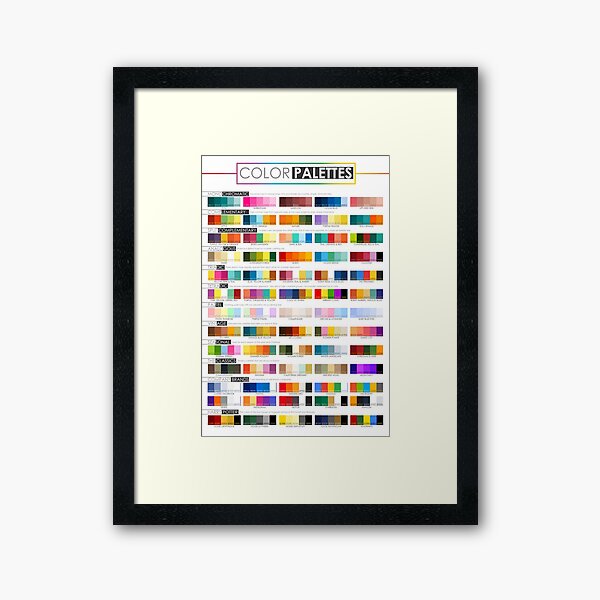 Item preview, Color Palettes and Themes for Artists and UX Graphic Designers designed and sold by Nerd Shizzle.