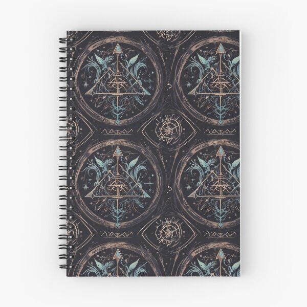 Item preview, Arcane Geometry: Mystical Floral Sigil designed and sold by darksydemoon.