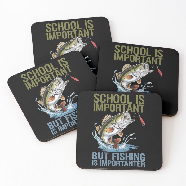 Item preview, School is Important But Fishing is Importanter, Fishing Life, designed and sold by BLZART.