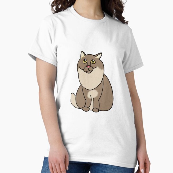 Big Fluffy Tan Kitty Cat Classic T-Shirt