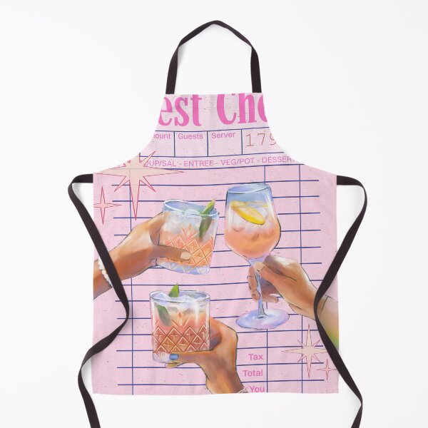 Artikelvorschau, Pink Guest Check - Mädchen Girly Drink entworfen und verkauft von bowsbotanicals.
