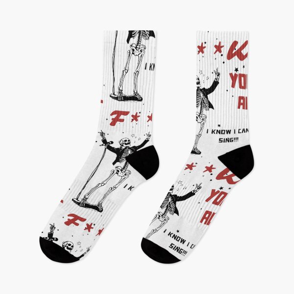 Item preview, F**K you all.. I know I can sing. A singing skeleton. designed and sold by AccessibleShop.